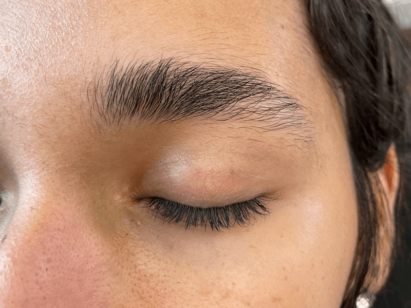 Brow Shaping Before